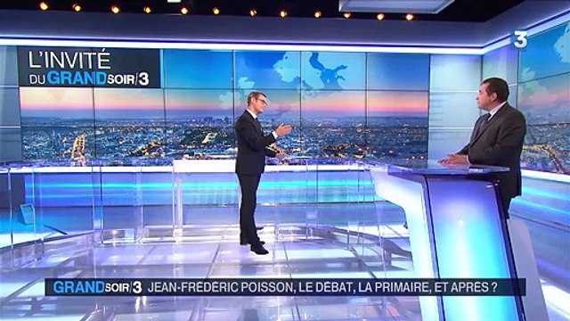 Agacé, Jean-Frédéric Poisson quitte le plateau de Soir 3 , en plein direct