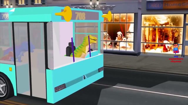 Wheels on the Bus Go Round and Round Children Nursery Rhymes | 3D Nursery Rhymes Collection