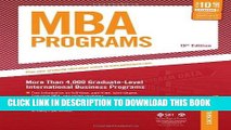 Best Seller MBA Programs: More Than 4,000 Graduate-Level International Business Programs (Peterson