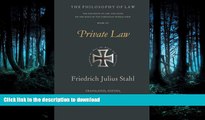 READ  Private Law (Philosophy of Law: the Doctrine of Law and State on the Basis of the Christian