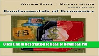 Read Fundamentals of Economics Free Books