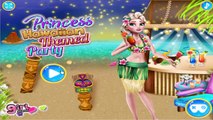 Princess Elsa Hawaiian Theme Party - Frozen Princess Video Game For Girls