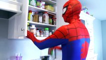 Spiderman vs Venom In Real Life Superhero Movie Spiderman goes black spiderman Pink SPIDERGIRL