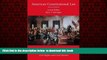 Best books  American Constitutional Law, Volume Two: Constitutional Rights: Civil Rights and Civil