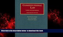 liberty books  Constitutional Law, Cases and Materials (University Casebooks) (University Casebook