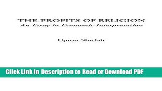 Read The Profits of Religion (An Essay in Economic Interpretation) PDF Free