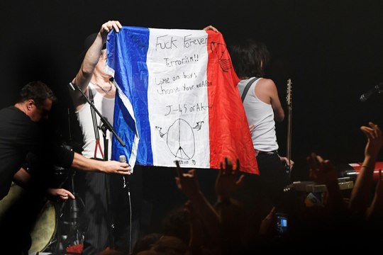 Pete Doherty au Bataclan: fuck forever terrorism