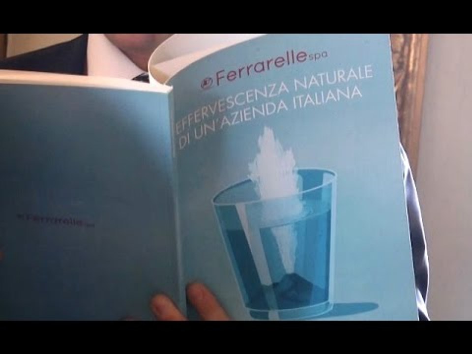 Napoli - Ambiente, Ferrarelle presenta il Bilancio di Sostenibilità (16.11.16)