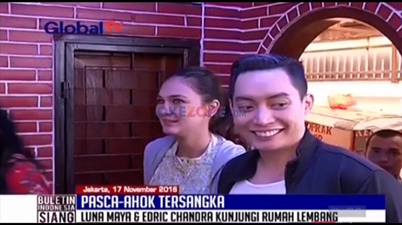 Pasca-Ahok Tersangka, Luna dan Edric Kunjungi Rumah Lembang Ahok-Djarot