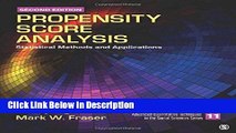 [Download] Propensity Score Analysis: Statistical Methods and Applications (Advanced Quantitative