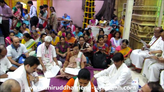 Aniruddha Bapu - Shree Rudrabhishek seva at Shree Aniruddha Gurukeshetram - 10 October 2016