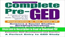 Read Contemporary s Complete Pre-GED : A Comprehensive Review of the Skills Necessary for GED