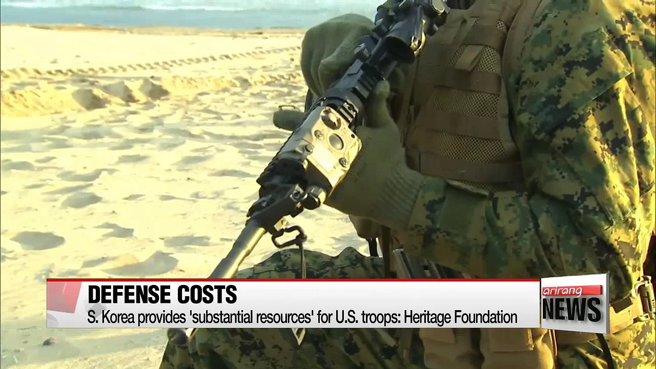 Think tank close to Trump says S. Korea provides 'substantial resources' for U.S. troop presence