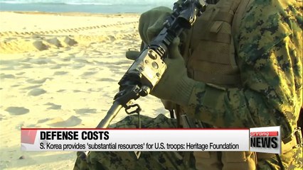 Think tank close to Trump says S. Korea provides 'substantial resources' for U.S. troop presence