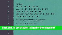 Read The States and Public Higher Education Policy: Affordability, Access, and Accountability Free