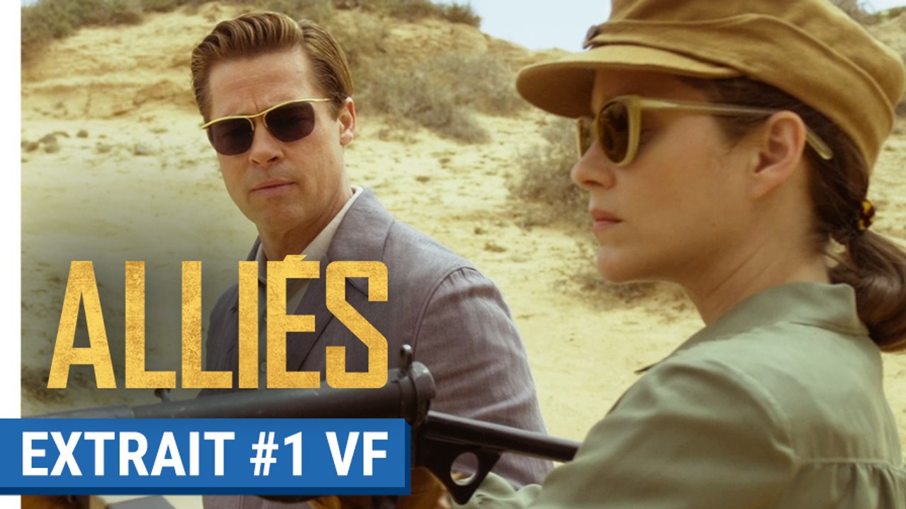 ALLIÉS - Extrait #1 : Entraînement au tir avec Brad Pitt & Marion Cotillard (VF)