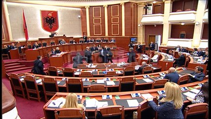 Report TV - Tension ne Kuvend, Paloka qëllon ministrin Beqaj