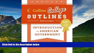 Pdf Online Introduction to American Government (Collins College Outlines)