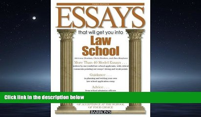 FULL ONLINE  Essays That Will Get You into Law School (Barron s Essays That Will Get You Into Law