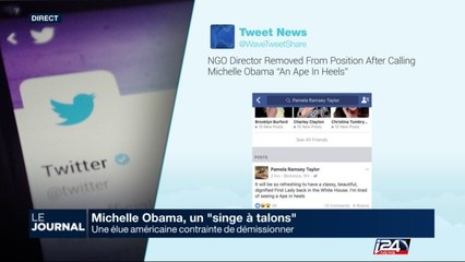 Michelle Obama "un singe à talons", une élue américaine contrainte de démissionner