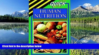 Choose Book Human Nutrition (Cliffs Quick Review)
