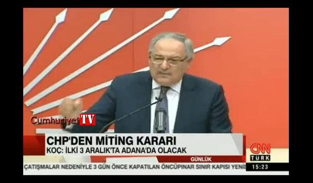 CHP'den 'sokakta da mücadele' kararı: İlk miting Adana'da... Susmayın, korkmayın