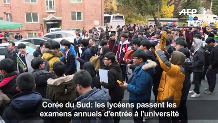 Corée-Sud: silence le temps des examens d'entrée à l'université