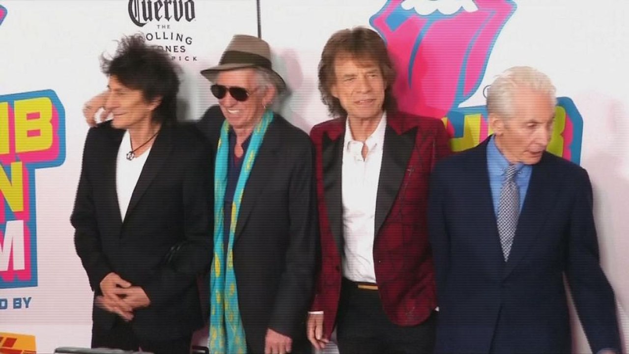 Stones: Alle vier in New York zur 'Exhibitionism'-Eröffnung