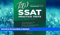 GET PDF  SSAT Practice Tests: Upper Level  BOOK ONLINE