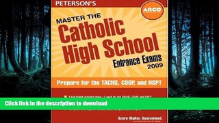 EBOOK ONLINE  Master the Catholic High School Entrance Exams 2009 (Peterson s Master the Catholic