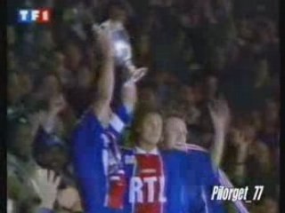 PSG-STRASBOURG 94-95, Finale CDF victoire PSG