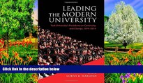 Books to Read  Leading the Modern University: York Universityâ€™s Presidents on Continuity and