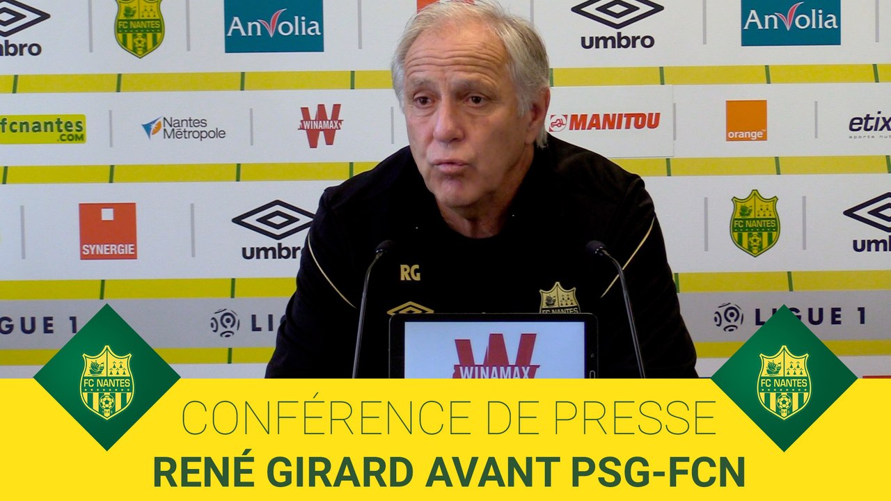 René Girard avant PSG-FCN