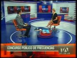 Entrevista a Juan Carlos Solines sobre concurso de frecuencias