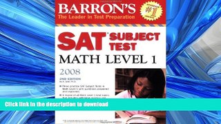 READ  Barron s SAT Subject Test Math Level 1  PDF ONLINE