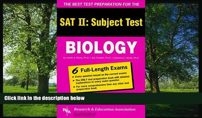 Online eBook The Best Test Preparation for the Sat II: Subject Test/Achievement Test in Biology