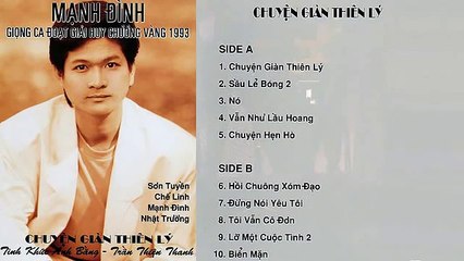 Album CHUYỆN GIÀN THIÊN LÝ - Mạnh Đình.