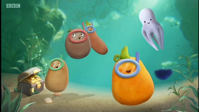 Small Potatoes . s01e12 . Moon Baby . children story cartoon cBeebies