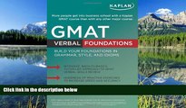 Enjoyed Read Kaplan GMAT Verbal Foundations