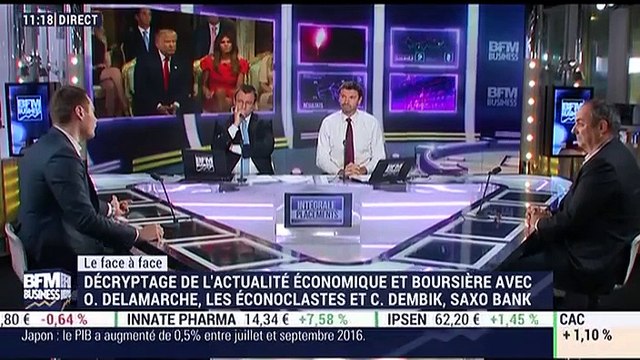 Olivier Delamarche VS Christopher Dembik (2_2) - Qu'adviendra-t-il des mesures de la Fed avec l'arrivée de Trump 14.11.2016