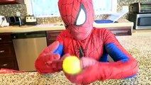 Spiderman Loses His Costume w Spiderman vs Joker vs Pink Spidergirl Fun Superheroes