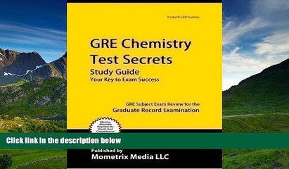 Fresh eBook GRE Chemistry Test Secrets Study Guide: GRE Subject Exam Review for the Graduate