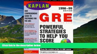 Enjoyed Read KAPLAN GRE 1998 99 WITH CD ROM: GRADUATE RECORD EXAM (Kaplan Gre Exam (Book   CD-Rom))