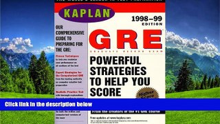 Enjoyed Read KAPLAN GRE 1998 1999 (Serial)