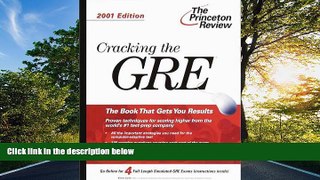 Online eBook Cracking the GRE, 2001 Edition