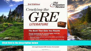 Choose Book Cracking the GRE Literature, 3rd Edition (Princeton Review: Cracking the GRE Literature)