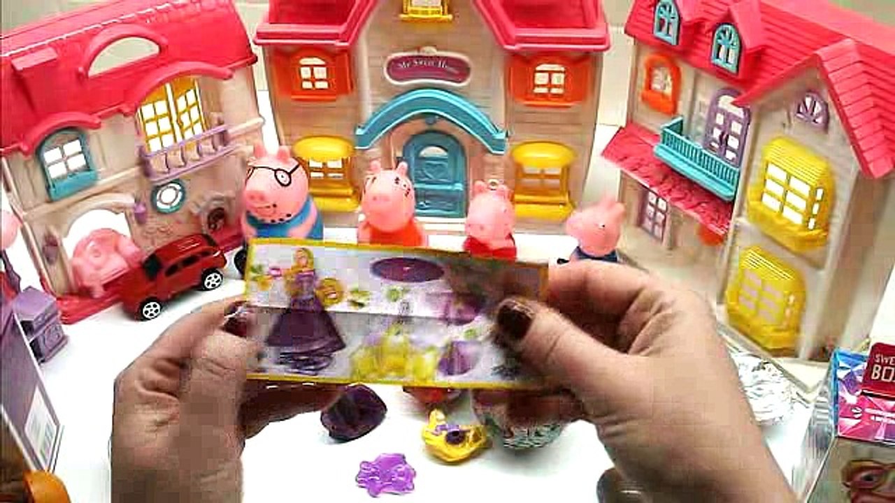 Свинка ПЕППА и её брат ДЖОРДЖ открывают КИНДЕР СЮРПРИЗ и играют со СВИТ БОКС
