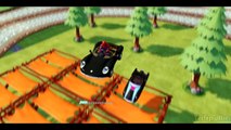 Мультик игра Человек Паук прыгает на горках и гоняет с Героями Тачки Дисней Spider Man & Disney Cars
