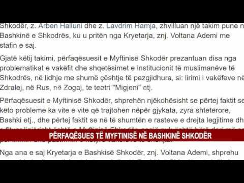 PËRFAQËSUES TË MYFTINISË NË BASHKINË SHKODËR