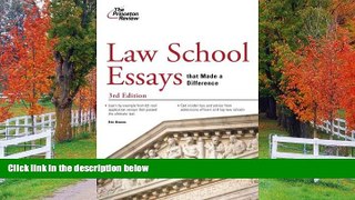 Choose Book Law School Essays that Made a Difference, 3rd Edition (Graduate School Admissions